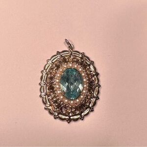 Cora brand Aquamarine Pendant